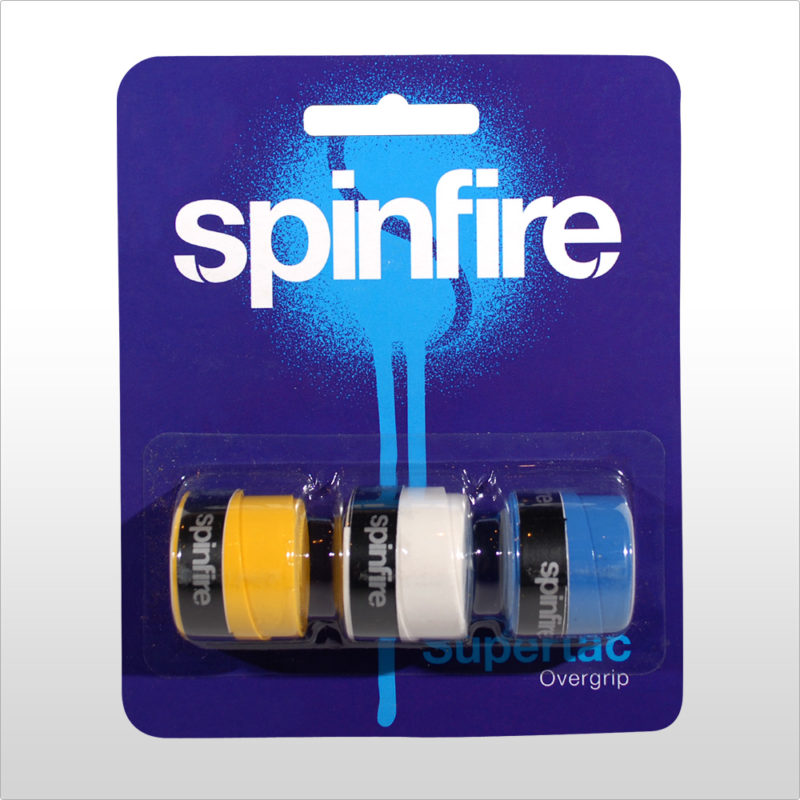 Supertac overgrip yellow white blue