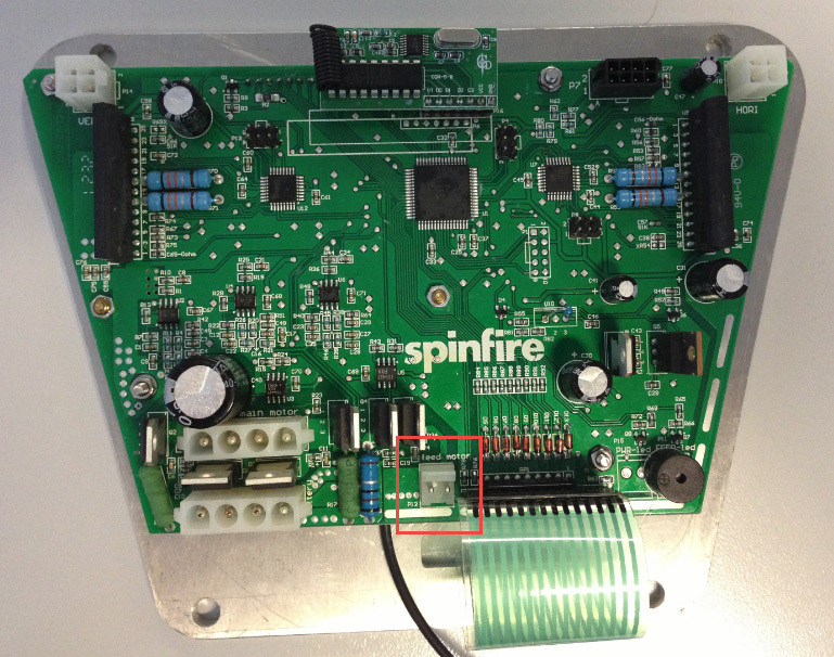 The feeder motor is not working